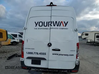 2023 Mercedes-Benz Sprinter Cargo Cargo with VIN W1Y40CHY4PT159007, listed as a Copart auction lot 86635434 with Not Provided miles and Salvage Title. Bid and sale history available at DreamBid. Image 6.