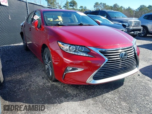 2018 Lexus ES with VIN 58ABK1GG1JU116222, listed as a IAAI auction lot 41748194 with 119,368 mi miles. Bid and sale history available at carsss.com. Image 1.