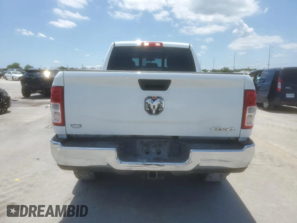 2023 Ram 2500 Tradesman with VIN 3C6UR5CL3PG636676, listed as a Copart auction lot 56949335 with 61,984 mi miles and Salvage title. Bid and sale history available at DreamBid. Image 6.