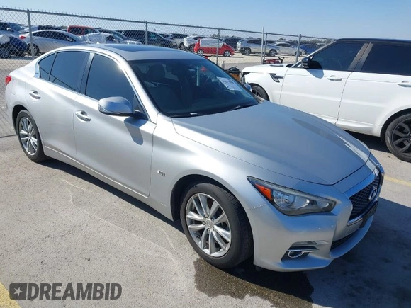 2017 Infiniti Q50 Premium with VIN JN1EV7AP2HM737039, listed as a IAAI auction lot 41637808 with 120,217 mi miles and . Bid and sale history available at DreamBid. Image 1.