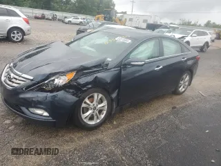 2013 Hyundai Sonata Limited with VIN 5NPEC4AC8DH504317, listed as a Copart auction lot 63315004 with Not Provided miles and Salvage Title. Bid and sale history available at carsss.com. Image 1.