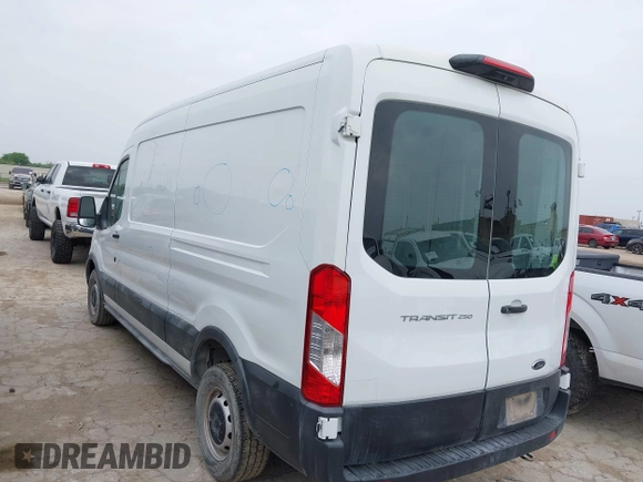 2021 Ford Transit Cargo with VIN 1FTBR1C80MKA31085, listed as a IAAI auction lot 42156172 with 41,076 mi miles and . Bid and sale history available at DreamBid. Image 3.