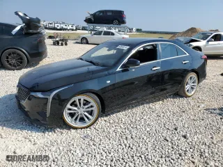 2021 Cadillac CT4 Luxury with VIN 1G6DJ5RK3M0105754, listed as a Copart auction lot 68604614 with 0 mi miles and Salvage Title. Bid and sale history available at carsss.com. Image 1.