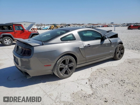 2013 Ford Mustang GT with VIN 1ZVBP8CF7D5261487, listed as a Copart auction lot 50201015 with 121,012 mi miles and Clean title. Bid and sale history available at DreamBid. Image 3.