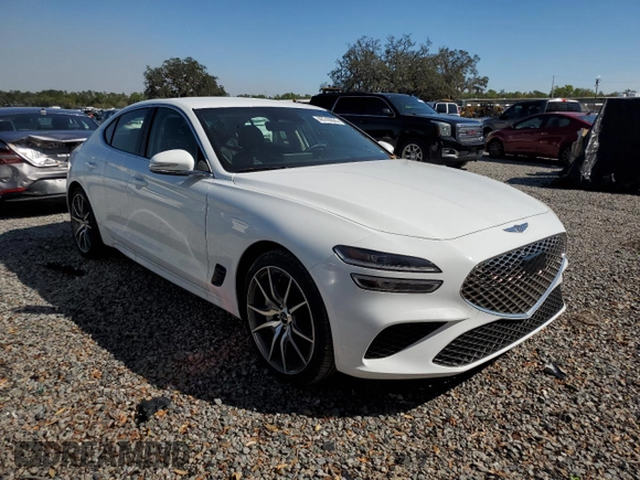 2025 Genesis G70 2.5T with VIN KMTG34SC0SU150613, listed as a Copart auction lot 48740825 with Not provided miles and Salvage title. Bid and sale history available at DreamBid. Image 4.