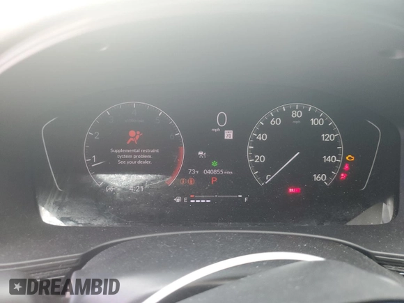 2022 Honda Civic EX with VIN JHMFE1F79NX003885, listed as a Copart auction lot 61275005 with 40,855 mi miles and Salvage title. Bid and sale history available at DreamBid. Image 9.