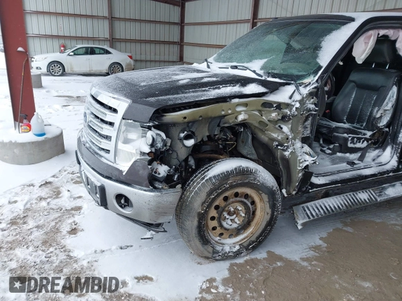 2014 Ford F-150 XL with VIN 1FTFW1ET8EKG05462, listed as a IAAI auction lot 41557383 with 178,404 mi miles. Bid and sale history available at carsss.com. Image 6.