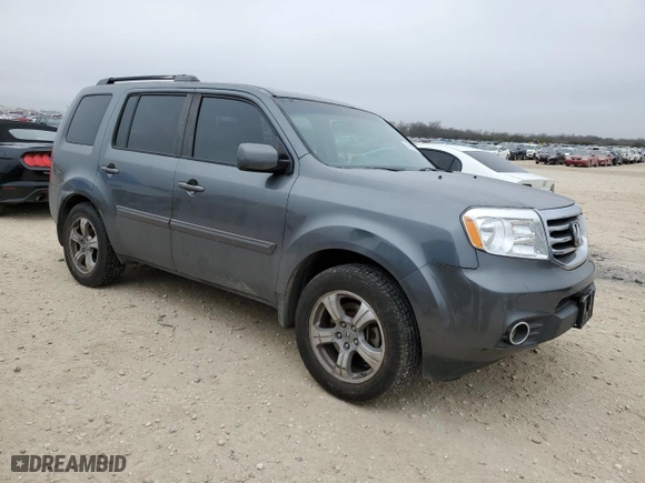 2013 Honda Pilot EX-L with VIN 5FNYF3H55DB007049, listed as a Copart auction lot 43119585 with 199,021 mi miles and Salvage Title. Bid and sale history available at carsss.com. Image 4.