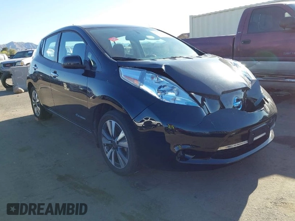 2017 Nissan LEAF SV with VIN 1N4BZ0CP5HC300639, listed as a IAAI auction lot 41871728 with 65,866 mi miles and . Bid and sale history available at DreamBid. Image 1.