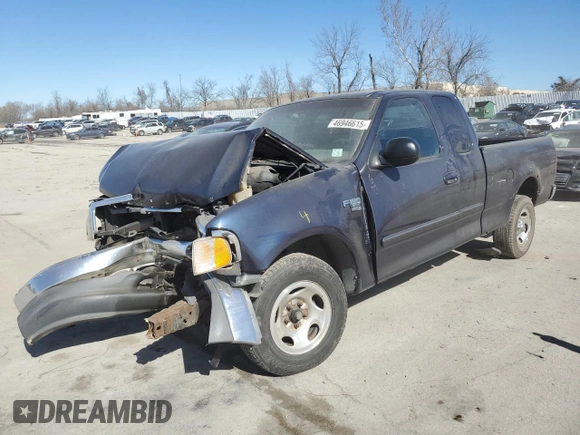 2003 Ford F-150 XL with VIN 1FTRX17L73NB30406, listed as a Copart auction lot 46946615 with 0 mi miles and Salvage Title. Bid and sale history available at carsss.com. Image 1.