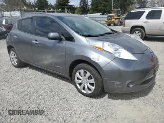 2015 Nissan LEAF S with VIN 1N4AZ0CP9FC324158, listed as a Copart auction lot 54945665 with 79,452 mi miles and Salvage Title. Bid and sale history available at DreamBid. Image 4.