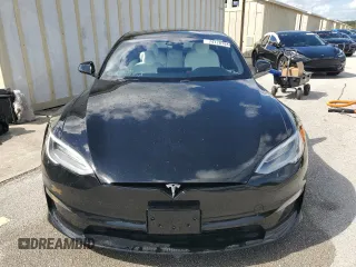2022 Tesla Model S Plaid z VIN 5YJSA1E64NF461218, wystawiony jako Copart lot #74178794 z przebiegiem Nie podano mil oraz Szkoda całkowita • Salvage title. Historia ofert i sprzedaży dostępna na DreamBid. Obrazek 5.
