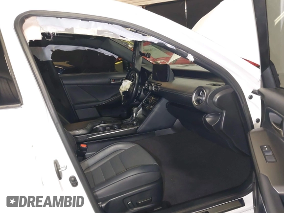 2021 Lexus IS 350 F Sport with VIN JTHGZ1E21M5020060, listed as a IAAI auction lot 42161893 with 57,070 mi miles and . Bid and sale history available at DreamBid. Image 5.
