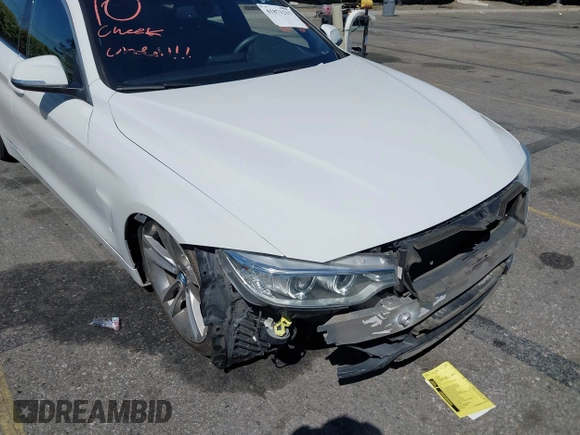 2017 BMW 4 Series 430i with VIN WBA4F7C31HG789340, listed as a IAAI auction lot 41871217 with 97,971 mi miles and . Bid and sale history available at DreamBid. Image 6.