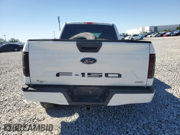 2020 Ford F-150 XL with VIN 1FTEX1EP9LFA90506, listed as a Copart auction lot 48475995 with 107,709 mi miles and Salvage Title. Bid and sale history available at carsss.com. Image 6.
