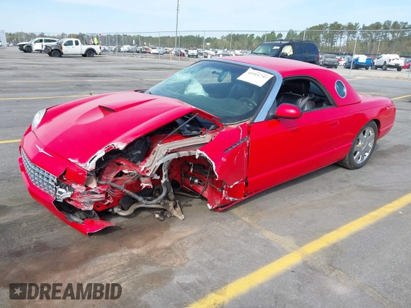 2002 Ford Thunderbird Hardtop Premium with VIN 1FAHP60A02Y130882, listed as a IAAI auction lot 41911737 with 18,521 mi miles and . Bid and sale history available at DreamBid. Image 20.