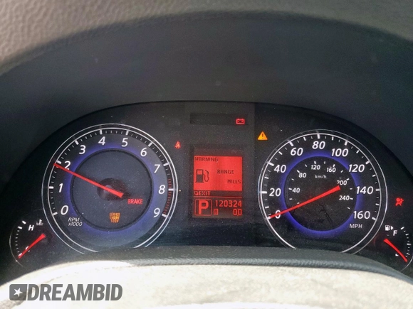 2008 Infiniti G35 x with VIN JNKBV61F28M252786, listed as a Copart auction lot 56582585 with 120,324 mi miles and Clean Title. Bid and sale history available at DreamBid. Image 9.