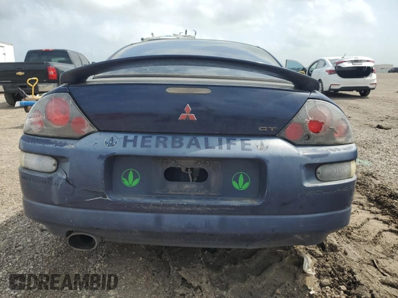 2000 Mitsubishi Eclipse with VIN 4A3AC84L3YE085006, listed as a Copart auction lot 51595105 with 207,255 mi miles and Salvage Title. Bid and sale history available at DreamBid. Image 6.