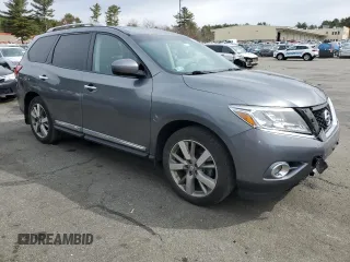 2015 Nissan Pathfinder S z VIN 5N1AR2MM0FC716225, wystawiony jako Copart lot #50805175 z przebiegiem 110 879 mil mil oraz Szkoda całkowita • Salvage title. Historia ofert i sprzedaży dostępna na DreamBid. Obrazek 4.