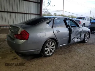 2006 Infiniti M45 with VIN JNKBY01E06M207743, listed as a Copart auction lot 77743934 with 158,510 mi miles and Salvage Title. Bid and sale history available at carsss.com. Image 3.