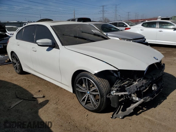 2020 BMW 3 Series 330i xDrive with VIN 3MW5R7J04L8B15615, listed as a Copart auction lot 48516465 with 63,984 mi miles and Salvage Title. Bid and sale history available at DreamBid. Image 4.