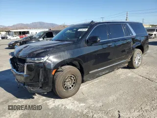 2023 Cadillac Escalade z VIN 1GYS3KKLXPR316699, wystawiony jako Copart lot #81770714 z przebiegiem 58 515 mil mil oraz Szkody całkowita. Historia ofert i sprzedaży dostępna na DreamBid. Obrazek 1.