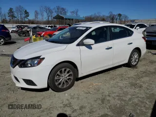 2019 Nissan Sentra SV with VIN 3N1AB7AP9KY380230, listed as a Copart auction lot 46427365 with 70,254 mi miles and Salvage Title. Bid and sale history available at DreamBid. Image 1.