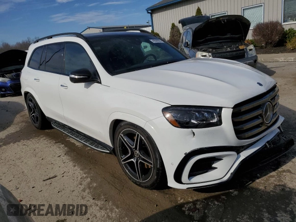 2025 Mercedes-Benz GLS 450 с VIN 4JGFF5KE0SB272999, выставлен на аукционе Copart как лот 49589825 с пробегом 10 943 миль миль и Списание • Salvage title. История ставок и продаж доступна на DreamBid. Изображение 4.