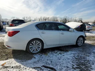 2014 Acura RLX Tech Pkg with VIN JH4KC1F52EC000420, listed as a Copart auction lot 42167635 with 159,839 mi miles and Salvage Title. Bid and sale history available at carsss.com. Image 3.