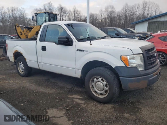 2013 Ford F-150 XL with VIN 1FTMF1CM2DKD10438, listed as a Copart auction lot 42487595 with 217,451 mi miles and Clean Title. Bid and sale history available at carsss.com. Image 4.