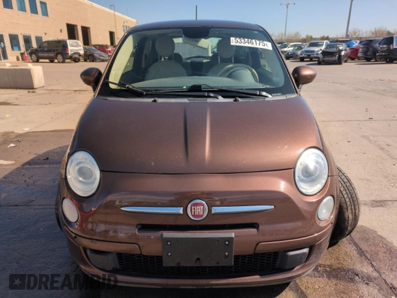 2013 FIAT 500 Pop with VIN 3C3CFFAR4DT714691, listed as a Copart auction lot 53346175 with 83,256 mi miles and Salvage Title. Bid and sale history available at carsss.com. Image 5.