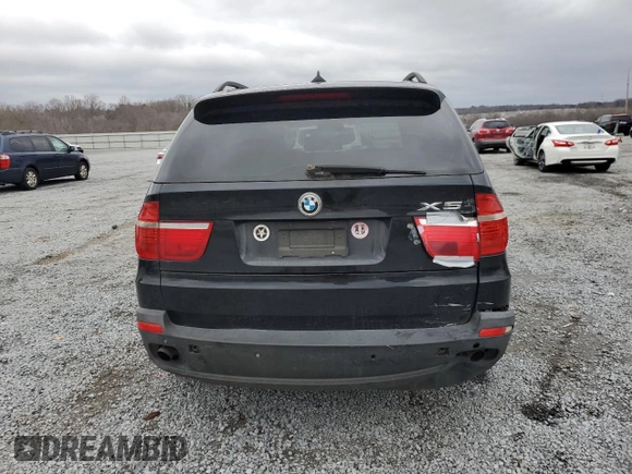 2007 BMW X5 3.0si with VIN 4USFE43547LY77328, listed as a Copart auction lot 44208155 with 107,481 mi miles and Salvage Title. Bid and sale history available at carsss.com. Image 6.