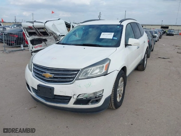 2014 Chevrolet Traverse LT with VIN 1GNKRGKD6EJ194985, listed as a IAAI auction lot 41532952 with 139,863 mi miles. Bid and sale history available at carsss.com. Image 2.