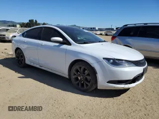 2015 Chrysler 200 S with VIN 1C3CCCBG0FN718258, listed as a Copart auction lot 48431805 with 122,209 mi miles and Salvage Title. Bid and sale history available at DreamBid. Image 4.