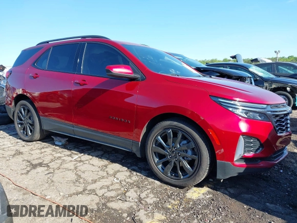 2023 Chevrolet Equinox RS with VIN 3GNAXMEG3PS153365, listed as a IAAI auction lot 42046883 with 72,191 mi miles and . Bid and sale history available at DreamBid. Image 14.