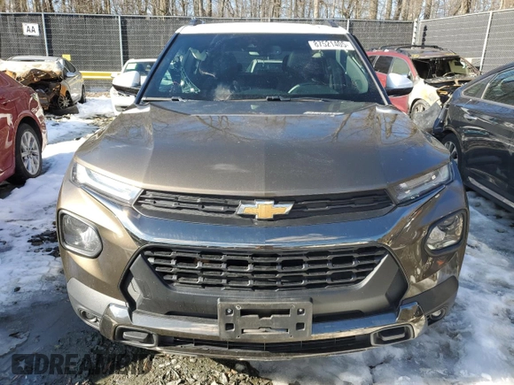 2022 Chevrolet TrailBlazer ACTIV with VIN KL79MVSL4NB074661, listed as a Copart auction lot 87521405 with 45,969 mi miles and Salvage Title. Bid and sale history available at carsss.com. Image 5.