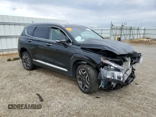 2023 Hyundai Santa Fe Hybrid SEL Premium with VIN 5NMS3DA11PH015602, listed as a Copart auction lot 71403874 with 17,819 mi miles and Salvage Title. Bid and sale history available at carsss.com. Image 4.