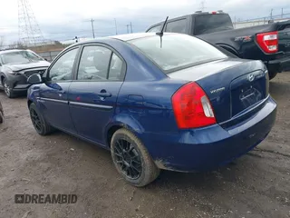 2008 Hyundai Accent GLS with VIN KMHCN46C18U258681, listed as a IAAI auction lot 41849018 with 73,398 mi miles. Bid and sale history available at carsss.com. Image 3.
