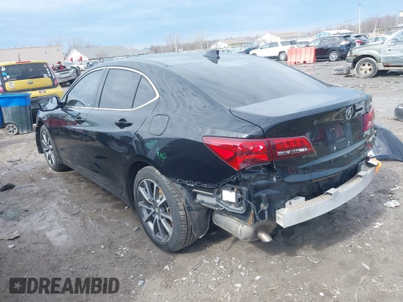 2017 Acura TLX V6 w/Technology Pkg with VIN 19UUB3F50HA001284, listed as a IAAI auction lot 41690442 with 131,280 mi miles. Bid and sale history available at carsss.com. Image 3.