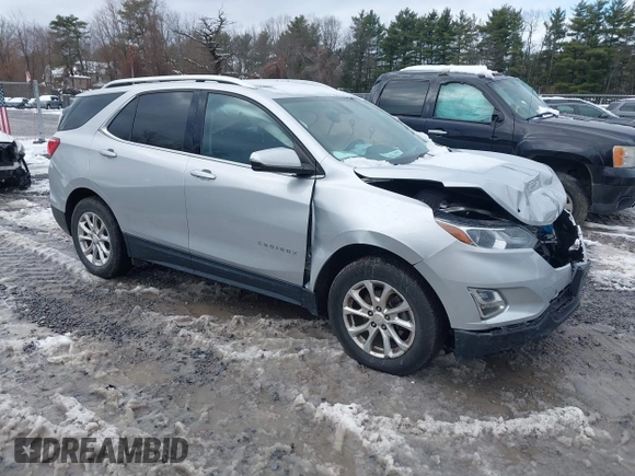2018 Chevrolet Equinox LT with VIN 2GNAXSEV9J6308381, listed as a IAAI auction lot 40957972 with 103,387 mi miles. Bid and sale history available at carsss.com. Image 1.