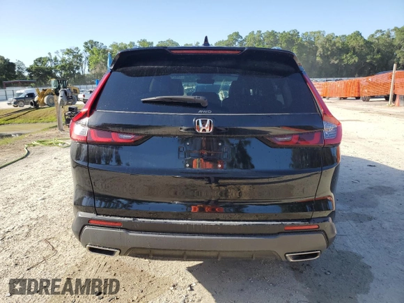 2025 Honda CR-V Sport Touring with VIN 7FARS6H97SE008791, listed as a Copart auction lot 54826445 with 20,573 mi miles and Non Repairable. Bid and sale history available at DreamBid. Image 6.