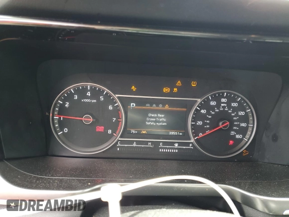 2023 Kia Sorento LX with VIN 5XYRG4LC7PG198127, listed as a Copart auction lot 58632495 with 39,551 mi miles and Salvage title. Bid and sale history available at DreamBid. Image 9.