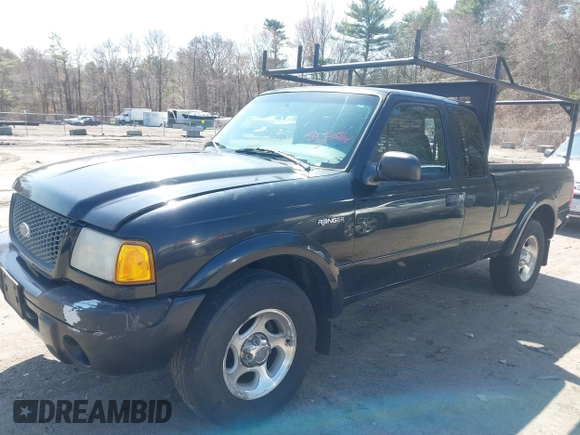 2001 Ford Ranger XL Fleet with VIN 1FTZR15E11TA26940, listed as a IAAI auction lot 41939489 with 120,925 mi miles. Bid and sale history available at carsss.com. Image 2.