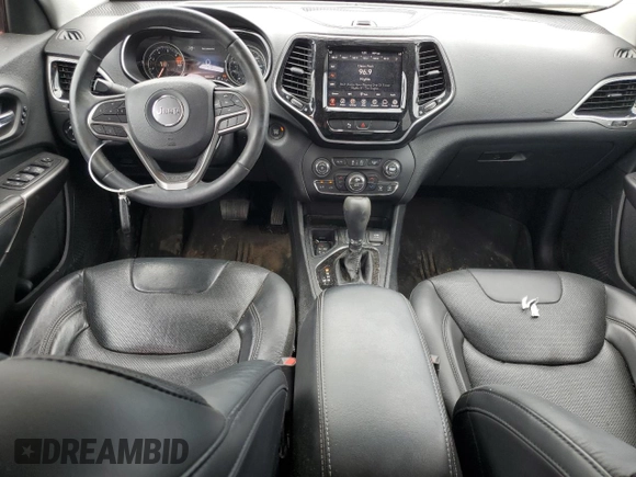 2019 Jeep Cherokee Limited with VIN 1C4PJLDB6KD278289, listed as a Copart auction lot 59856035 with 70,246 mi miles and Salvage title. Bid and sale history available at DreamBid. Image 8.