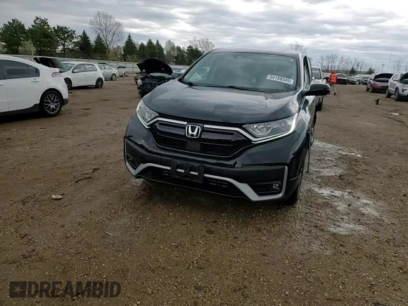 2021 Honda CR-V EX-L с VIN 5J6RW2H8XML007077, выставлен на аукционе Copart как лот 54188545 с пробегом 57 255 миль миль и Списание • Salvage title. История ставок и продаж доступна на DreamBid. Изображение 13.
