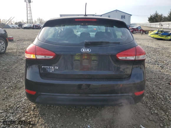2016 Kia Forte 5-Door LX with VIN KNAFK5A89G5583801, listed as a Copart auction lot 48888155 with 40,731 mi miles and Salvage Title. Bid and sale history available at carsss.com. Image 6.