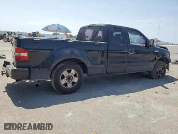 2006 Ford F-150 STX with VIN 1FTRX02WX6KB72599, listed as a Copart auction lot 58015195 with 260,572 mi miles and Salvage title. Bid and sale history available at DreamBid. Image 3.