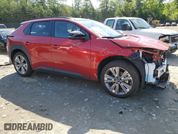 2023 Subaru Solterra Limited with VIN JTMABABA8PA024996, listed as a Copart auction lot 57842655 with 11,080 mi miles and Salvage title. Bid and sale history available at DreamBid. Image 4.