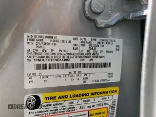 2022 Ford Expedition XLT z VIN 1FMJU1HT0NEA14953, wystawiony jako Copart lot #58150705 z przebiegiem 44 670 mil mil oraz Szkoda całkowita • Salvage title. Historia ofert i sprzedaży dostępna na DreamBid. Obrazek 13.