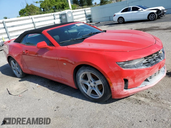 2020 Chevrolet Camaro 1LT with VIN 1G1FB3DX5L0117440, listed as a Copart auction lot 52282843 with 0 mi miles. Bid and sale history available at carsss.com. Image 4.